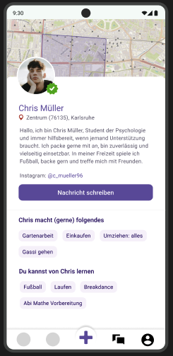 Lokale Vernetzung Screenshot